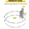 Cylinder Holder Expansion Tank Mount For Wall Mounting Flexible Tank Mounting Solution Easy Installation Fits Cylindrical Tanks