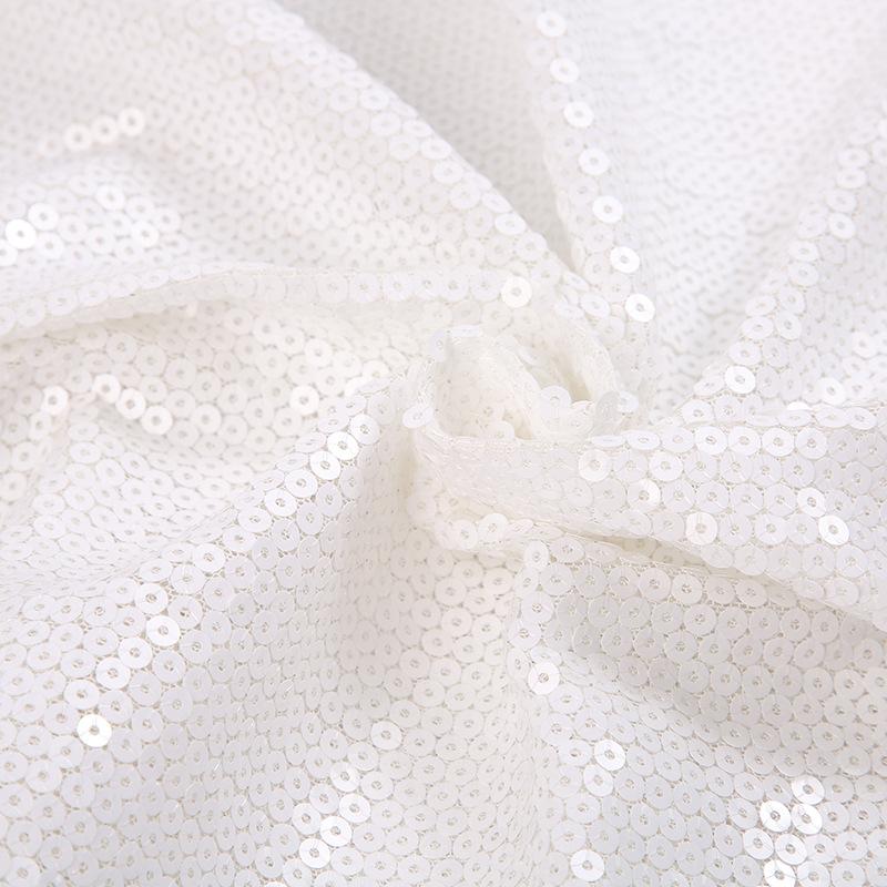 1/3/5yard 3mm Embroidered Flip Side Material Shiny Fish Scale Sequin Fabric for Clothing Performance Outfits Bag Shoe Fabric