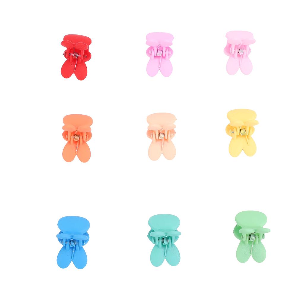 100 ks Roztomilá Mini Zaječí Sponka do Vlasů Ozdoba do Vlasů Barevná Silně Drží Roztomilé Králičí Vlasové Doplňky