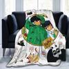 Ranma Akane Blankets Coral Fleece Plush Autumn/Winter Anime Multifunction Ultra-Soft Throw Blanket for Bed Outdoor Bedspread