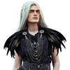 Women's Black Feather Shawl Cape Gothic Feather Shrug Poncho Collar Witch Cosplay Costume for Halloween Carnival
