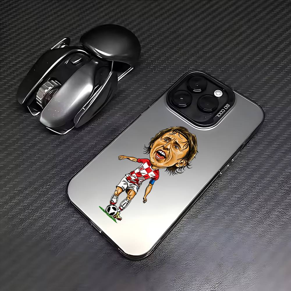 L-Luka M-Modric Phone Case For iPhone 17, 16,15,14,13,12,11 Plus,Pro Max, Colorful Silver Funda Cover iPhone17air
