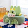 Cute Baby Sofa Support Seat Cover Plush Chair Learningto Sit Feeding Chair Comfortable Toddler Nest Puff Washable Without Filler