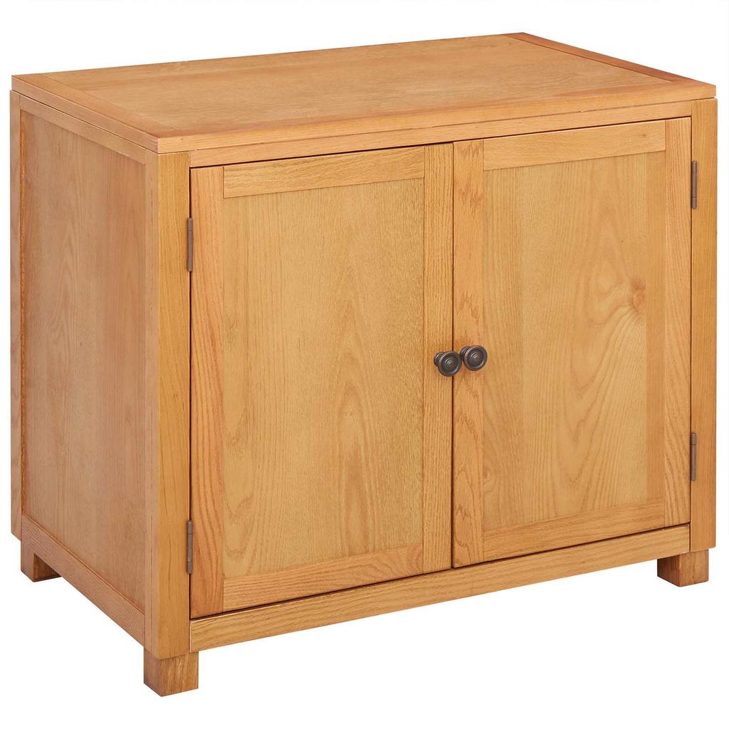 Cabinet with Storage Brown 78 x 50 x 70 cm Solid Oak
