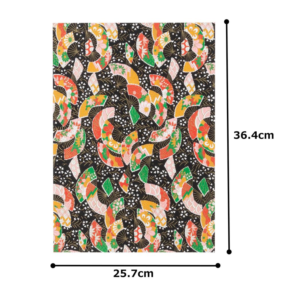 Kawasumi Washi Chiyogami Yuzen Washi B4 Size x 20 Sheets Type B Approx. 25.7 36.4cm
