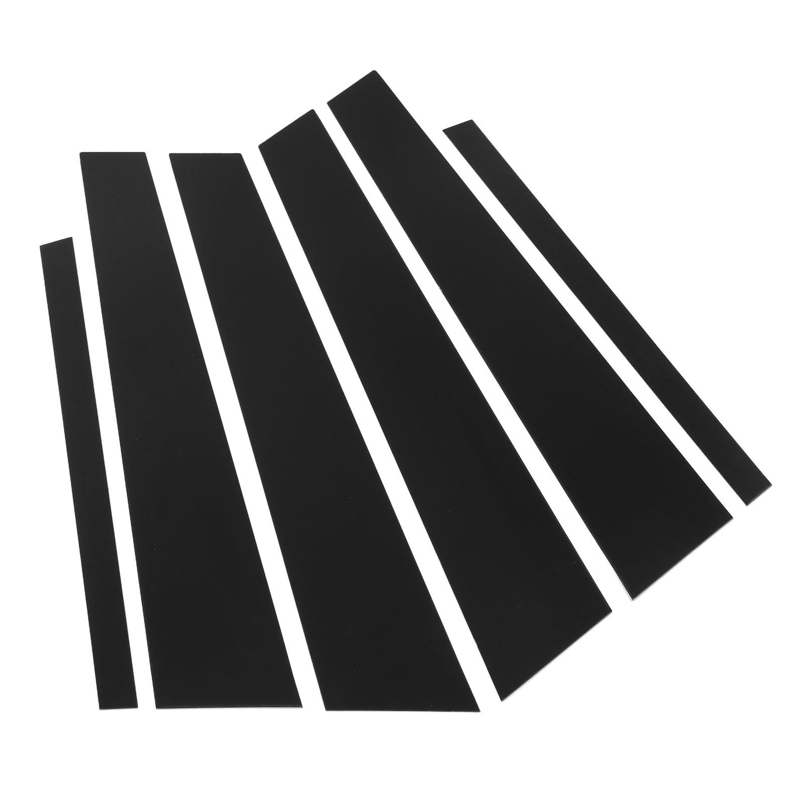 

6 шт. Глянцево-черные накладки на стойки B и C двери и окна, автомобильные аксессуары, замена для 5 серии F10 4