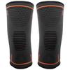 Outdoor AntiSlip Sports Kneepad Fitness Knee Brace Knitted Knee Compression Sleeve(L Orange)