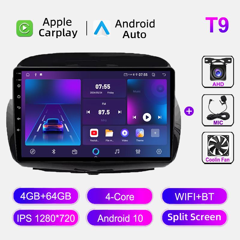 Android For Honda Edix FRV 2004-2009 Car Radio Multimedia Video Player BT Carplay GPS Navigation 4G DSP Audio Head Unit WIFI FM