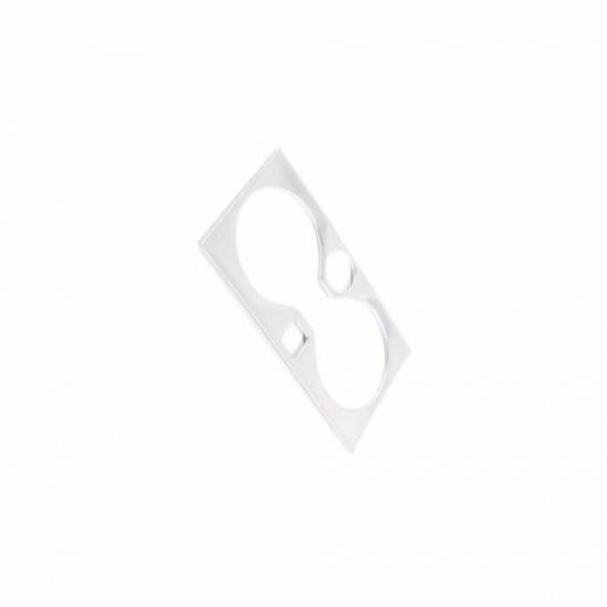 For BMW X5 G05 ABS Chrome Cover Trim Seat Central Console Water Cup 2019-2022