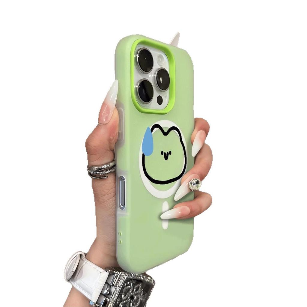 Magnetic Jelly 2-in-1 for Apple Phone Case New Wave TPU Personalized High-end Cartoon for Apple Phone Case