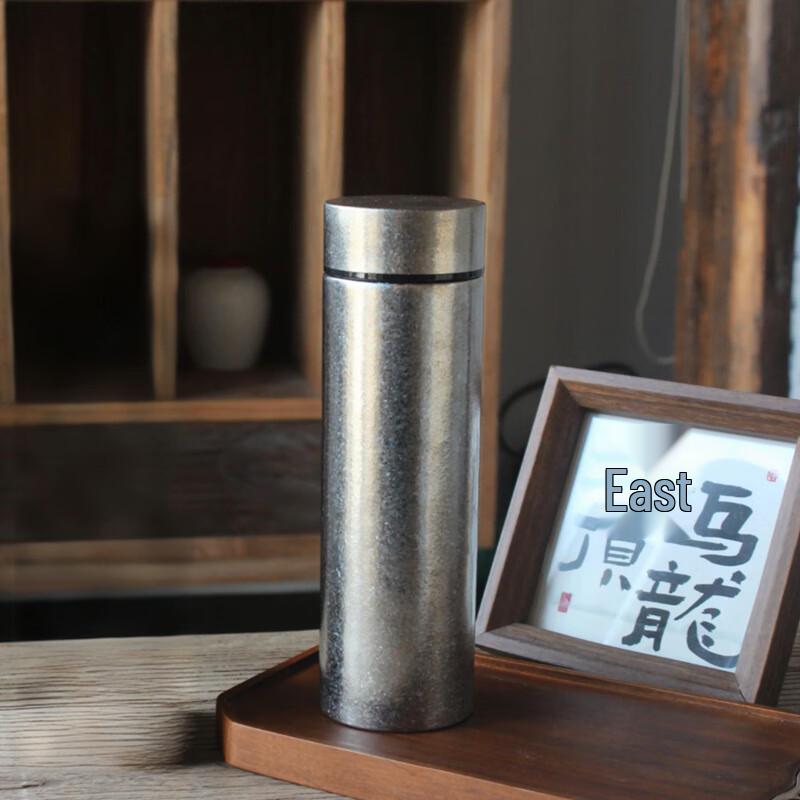MRSIKEY Pure Titanium Tea Infuser Thermos Bottle, 500ml