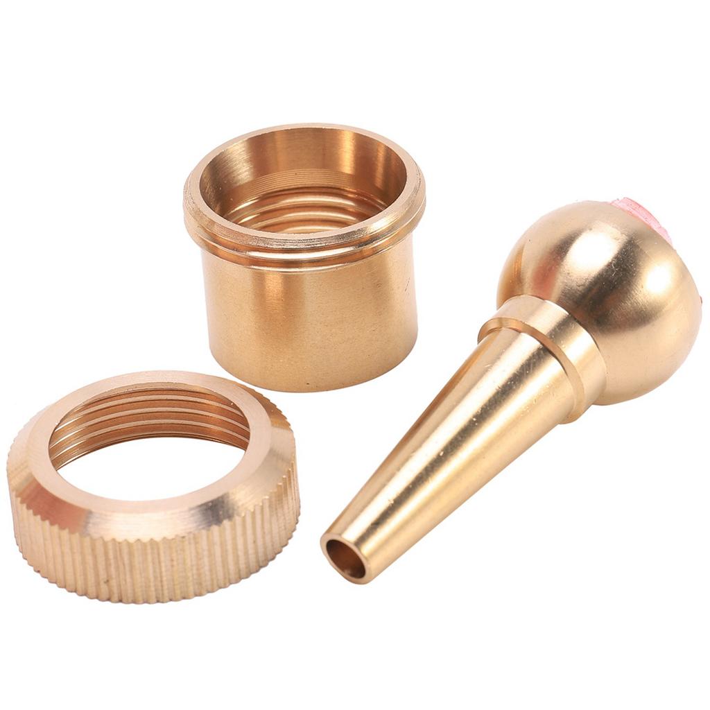 A84X-40Pcs 1/2 Inch DN15 Brass Jet Straight Adjustable Fountain Water Spray Nozzles Pool Nozzles Garden Landscape Decoration