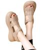 Thick-soled Sandals Sports Soft-soled Mid-heel Beach Shoes