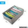 WÄSCHOX Aufbewahrungsbox Schrank Schubladen Organizer Stoffbox Faltbox Wäsche