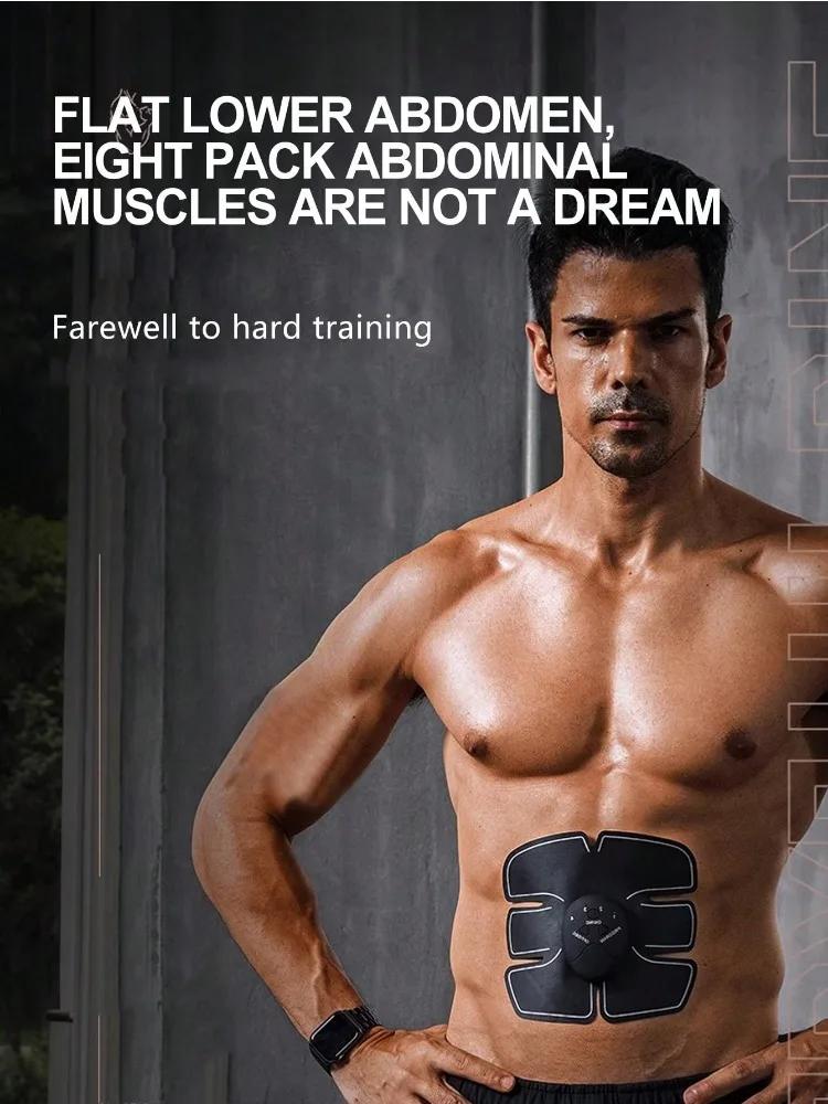 Muscle Stimulation Patch, Abdominal Training Smart Fat Burning Fitness Apparatus, Unisex