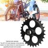 410 28T Bike Chainring 28T Bike Sprocket Carbon Steel Bicycle Chainring Replacement Parts