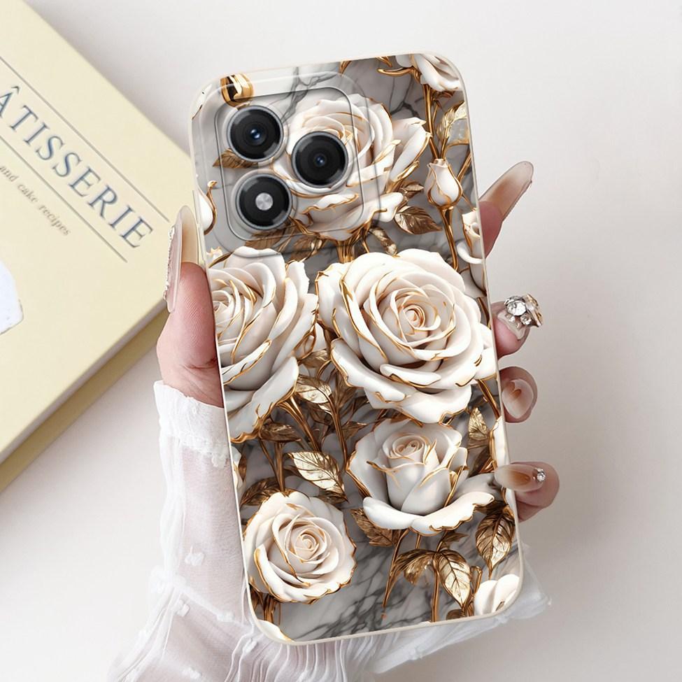 For Honor 400Lite ABR-NX1 ABR-N31C1 Phone Cover For Honor 400 Lite Case Shockproof Luxury Flower Cute Cartoon Funny Cool Painted