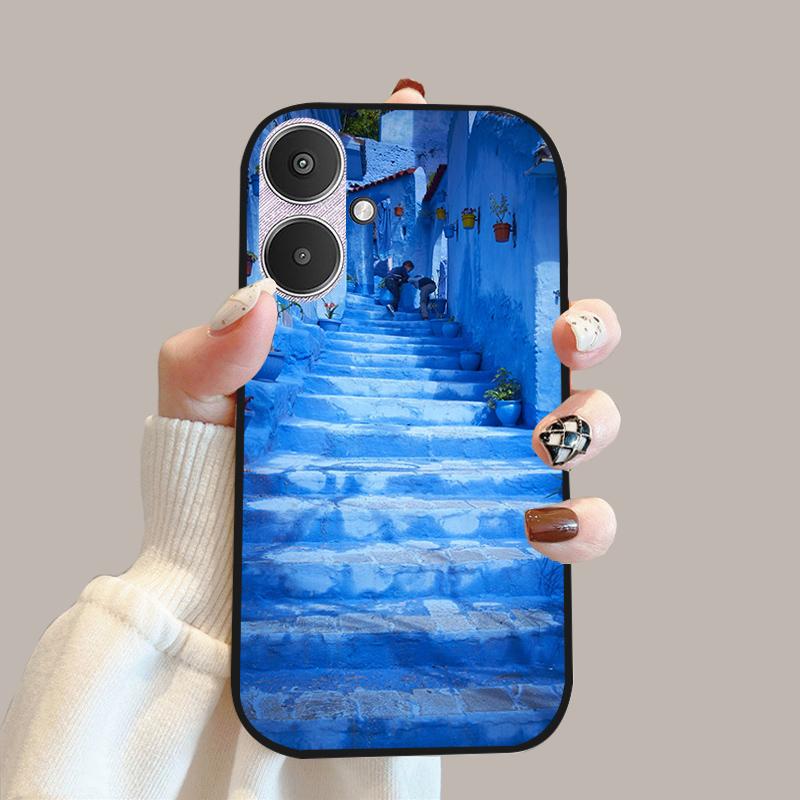 For Xiaomi Poco M6 5G Case 23128PC33I Silicone TPU Soft Phone Cover Cases For Redmi 13C 13R 5G Fashion Protective Fundas Shells