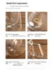 Mingshangde Transparent Double-Layer Insulated Glass Coffee Cup