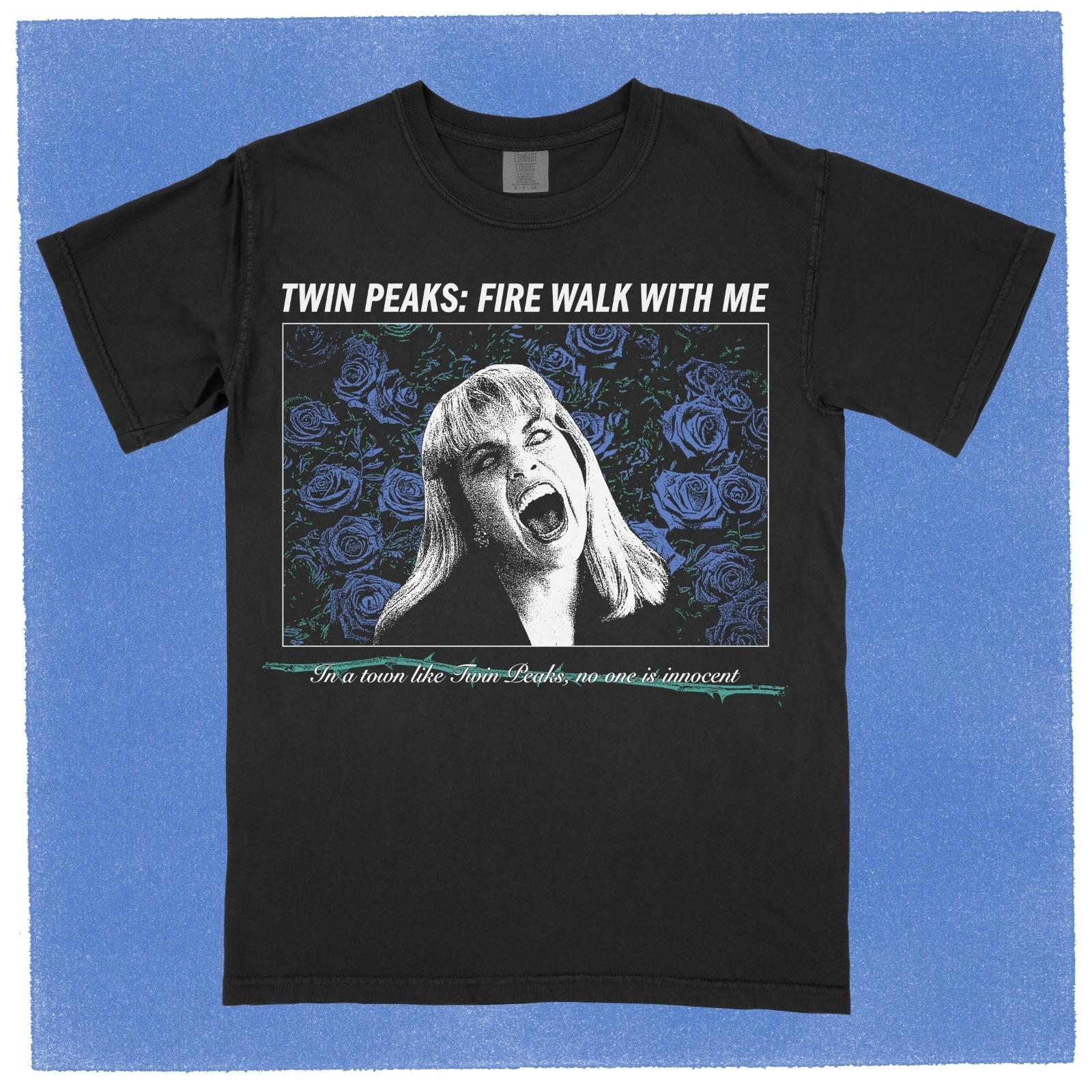

1992 Twin Peaks Fire Walk With Me Basic Black Cotton T shirt Unisex S-5XL WA3558 Unisex T-Shirt XXL