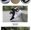 Men's Spring High-Top Korean Style Trendy White Sneakers for Students and Casual Sports