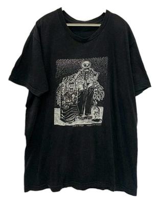 Vtg Alec Dempster "Frida Y Diego" Skeleton Art Graphic Black T-Shirt Sz XL #90