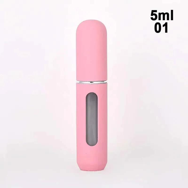 1/3/6Pcs Candy Color Mini 5ML Perfume Bottle Refillable Press Type Cosmetic Spray Bottle Portable Travel Spray Bottle For Unisex