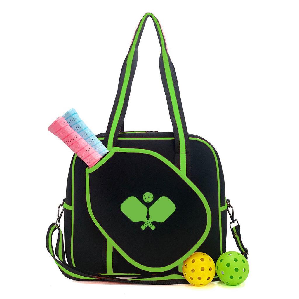 2025 Portable Sports Bag for Badminton, Tennis & Pickleball - Fits 2 Rackets, Handheld, Large-Capacity, Down Cotton