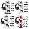 Universeller 3-Schicht-Controller-Halter Acryl Multifunktionaler Kopfhörerhalter Langlebig für PS5/PS4/PS3/PS2/Switch Pro/Xbox