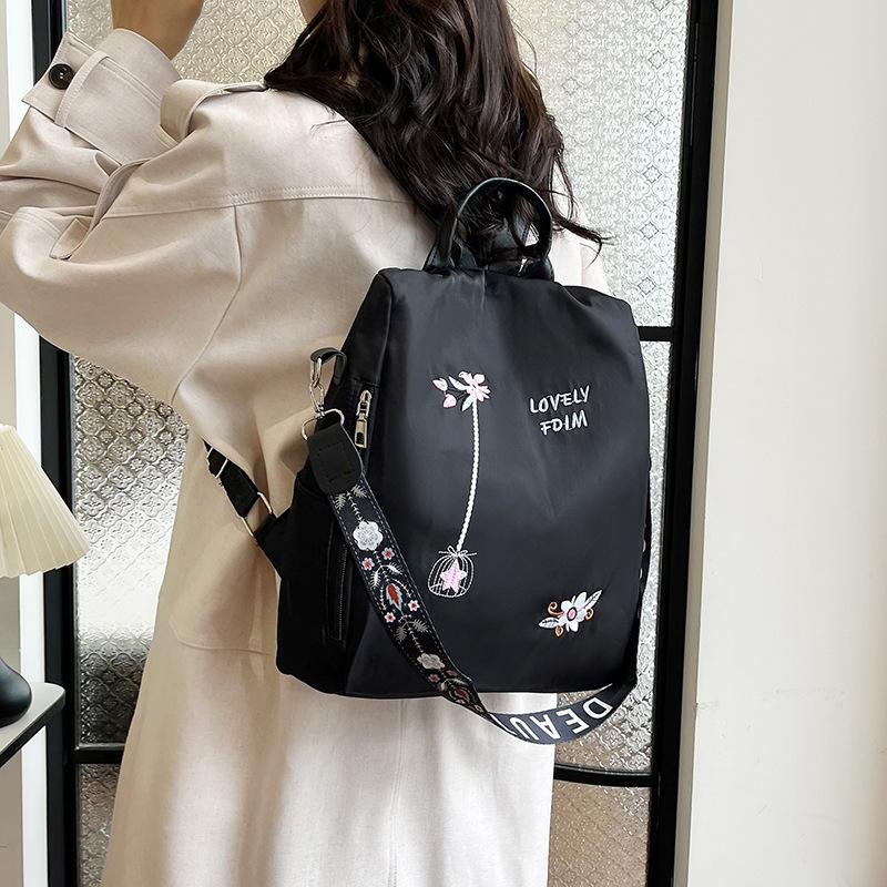 Dual-shoulder Backpack for Casual Travel, Single-shoulder, Anti-theft, Lightweight Student Schoolbag