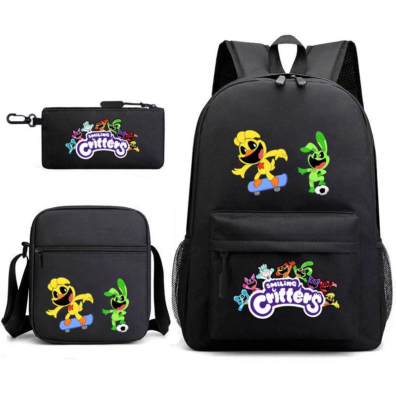 School season starry sky primary school student schoolbag smiling animal leisure backpack