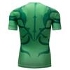 Costume Superhero Tshirt Short Sleeve Slim Fit Shirt Athletic Cycling Jersey
