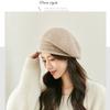 Stretchy Fleece Beanie Hat Knitted Ladies Cap Winter Warm Women's Beret Cap  for Autumn and Winter