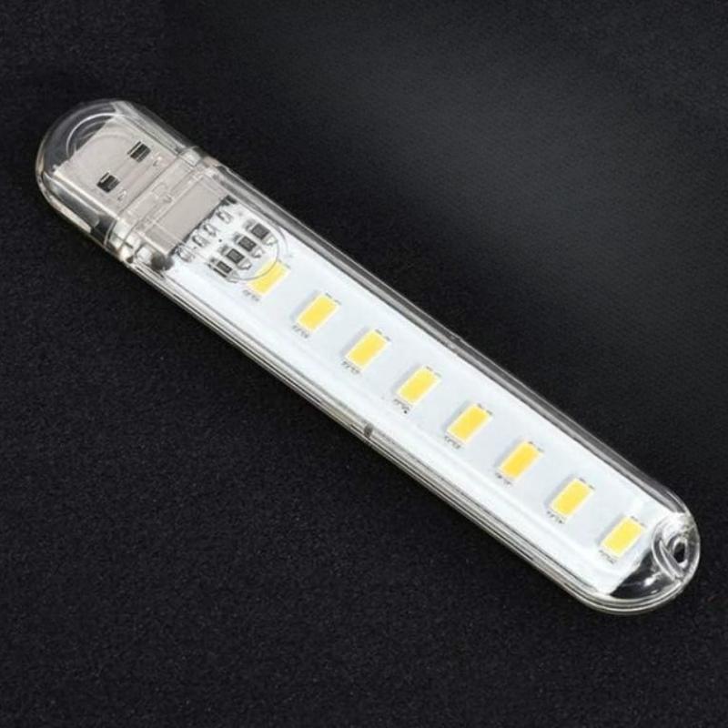 

Portable Mini USB Light 8LEDs Plug in Night Light Suitable for PC, Laptop, Mobile Power, Small Tool