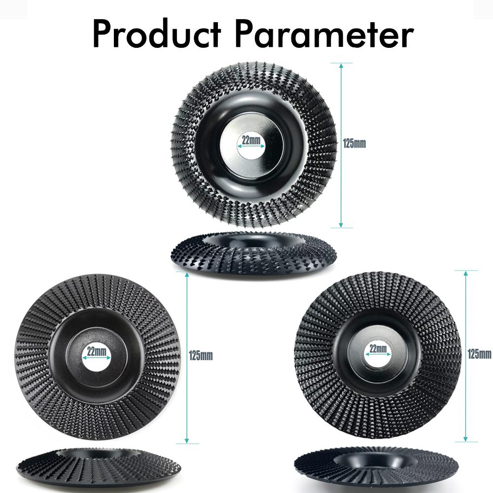 16/22mm Aperture 100mm Arc Angle Grinding Wheel Woods Shaping Grinding Discs Woodworking Sanding Wheel Rotary Abrasives