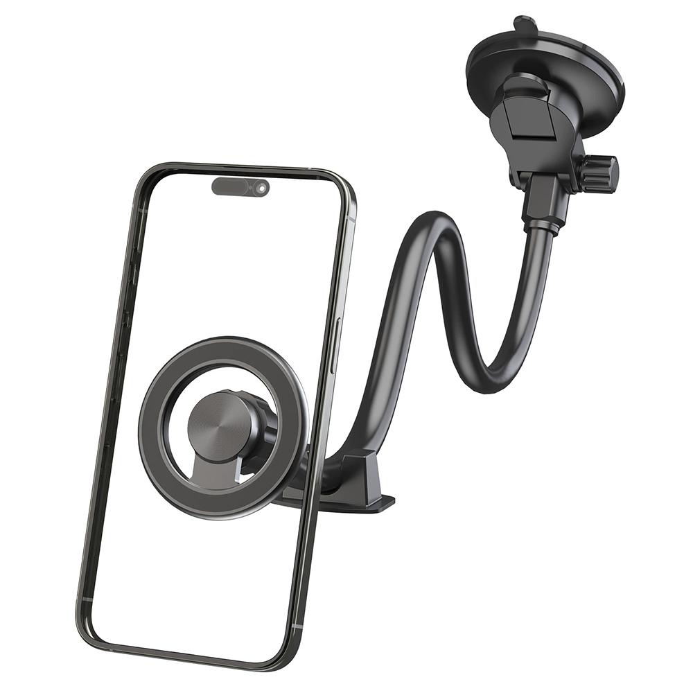 

X035 Універсальний автомобільний магнітний тримач для телефону Гнучка гусяча шия Довга ручка Кріплення на присосці Кронштейн A
