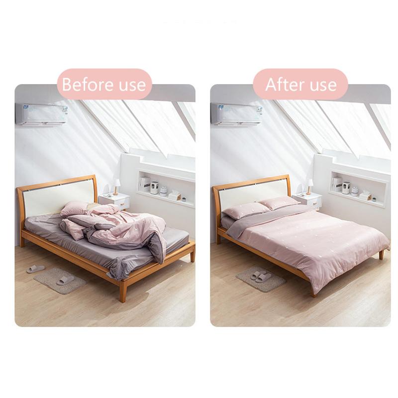 18Pcs Bedsheet Quilt Clip One Button Unlock Duvet Cover Fastener Clip Anti Slip Blanket Buckles Quilt Holder Fixator Grippers