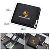 PQMZ2 Car Logo Wallet Driver's Licence Insurance Card Holder For Porsche Cayenne Panamera Macan 911 Taycan Boxster Cayman 918 Pajun