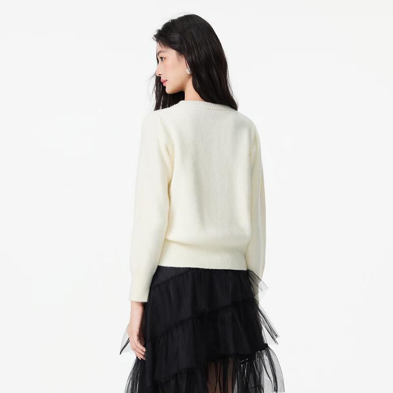 FivePlus Women's Hand-Beaded Knit Cardigan