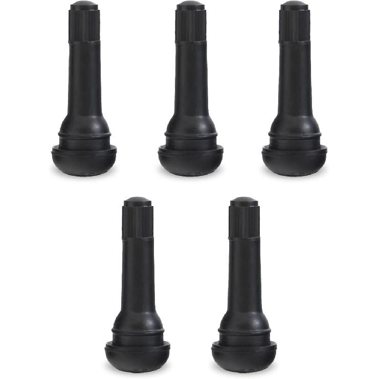 

UGSHY 5 PCS Snap-in Tire Valve, TR414 Short Valve Stem, for Tubeless 0.45 Inches Rim Holes on Standard Vehicle Tires (Black) 5 PCS #306 чёрный
