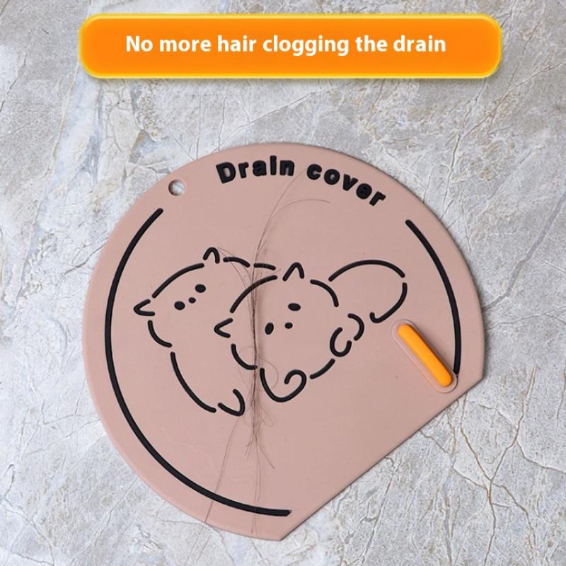 Sewer Floor Drain Cover Deodorizer Bathroom Silicone Deodorant Mat Thickening Kitchen Toilet Toilet Insect-Proof Floor Drain Mat