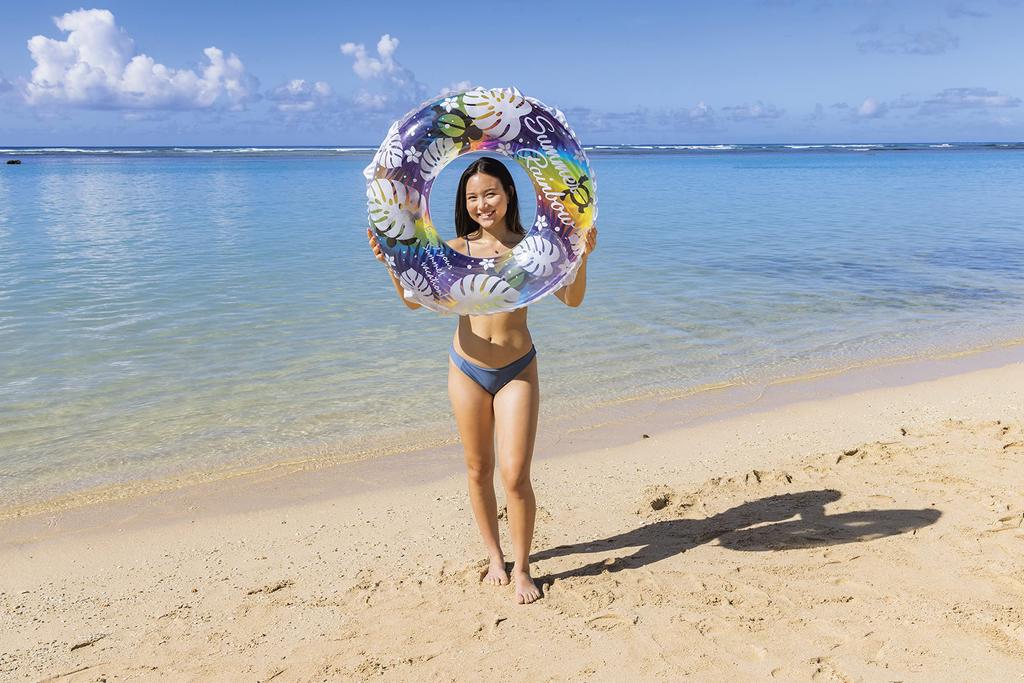 Igarashi Sommer-Regenbogen mit Schwimmer, 80cm, Seil, RLB-180V