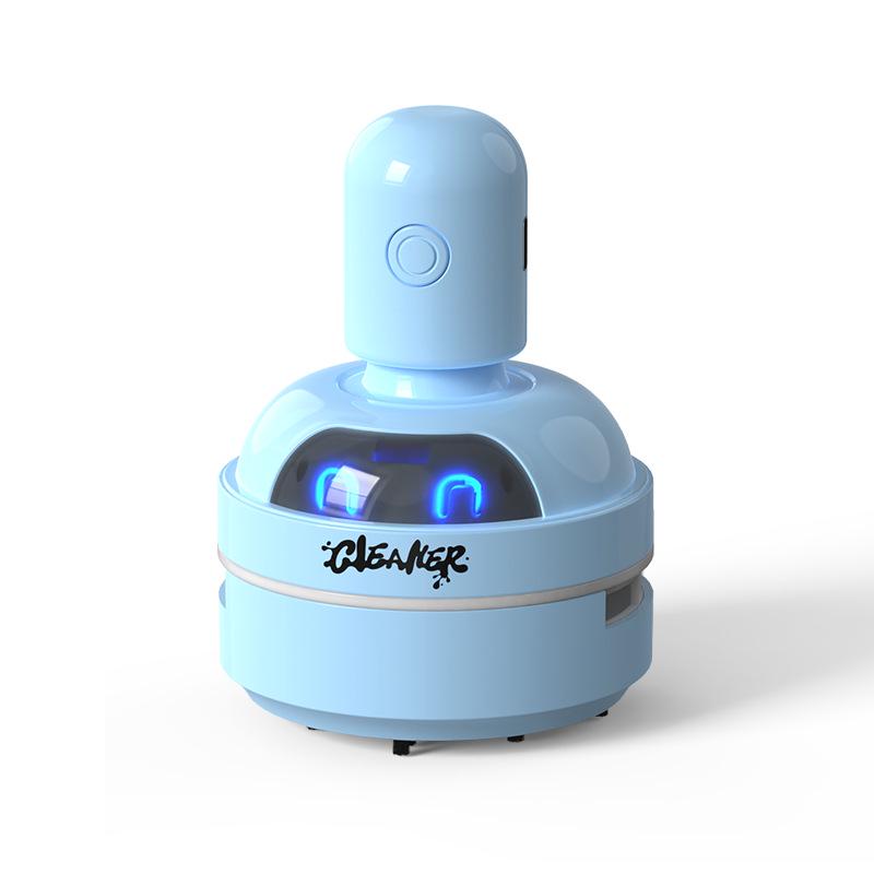 Cartoon Desktop Vacuum Cleaner for Eraser Shavings, Keyboard Dust, and Pencil Debris.