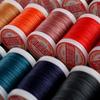 Quality Colorful for Leather Polyester Embroidery Bracelet Rope Cord Braided Strings Waxed Thread