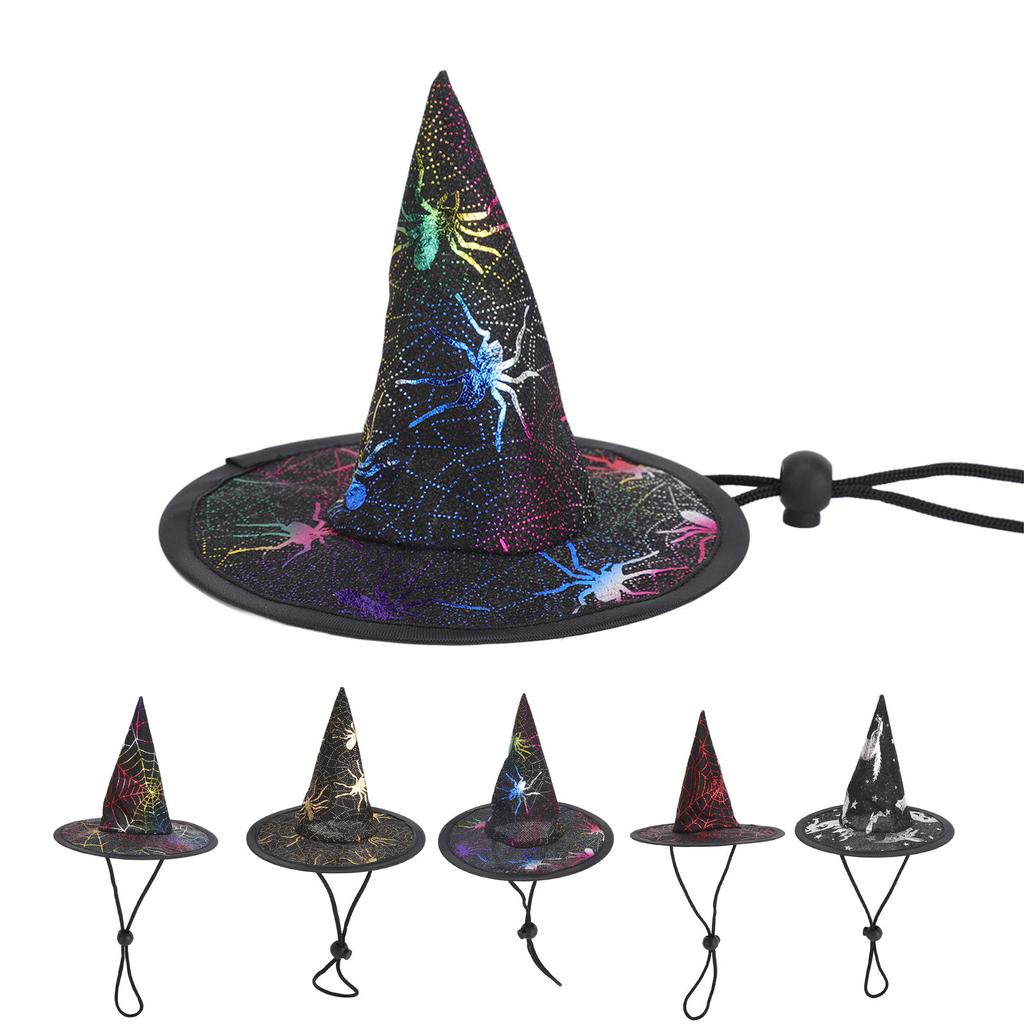 Halloween Small Dogs Hats Steel Ring Design Cute Fashionable Halloween Pet Party Hats for Medium Lar