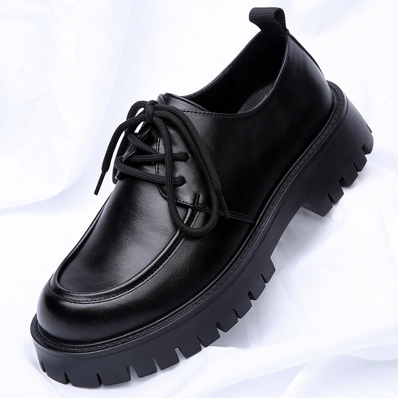 Новые трендовые мужские кожаные туфли — фото 5