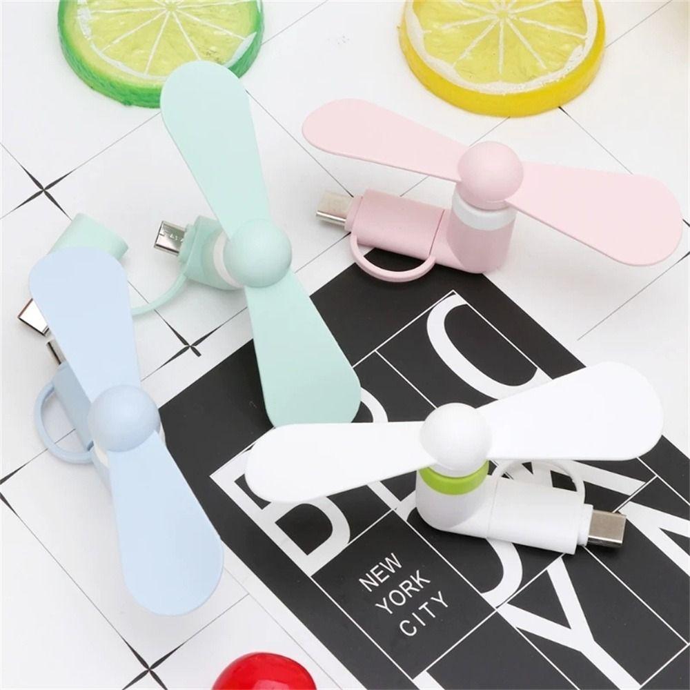 Micro USB USB Fan Type C Mini Fan Universal Fan Cooler for Mobile Phone