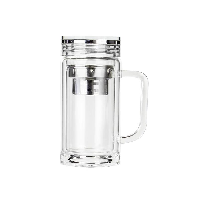 OLOEY Double-Layer Borosilicate Glass Mug