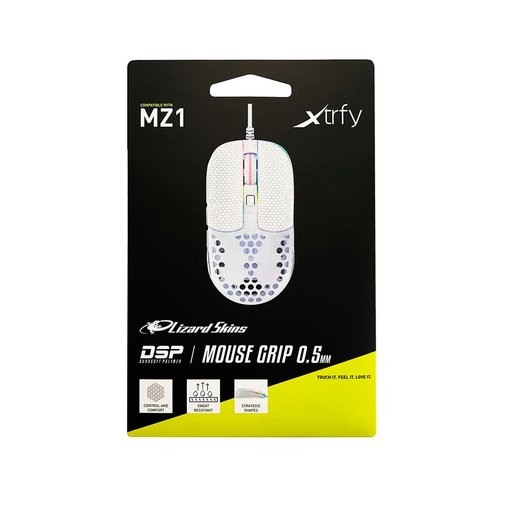 

Xtrfy MZ1 Lizard Skins DSP Mouse Grip Distributor 701450 [Authorized Guaranteed] (White) білий