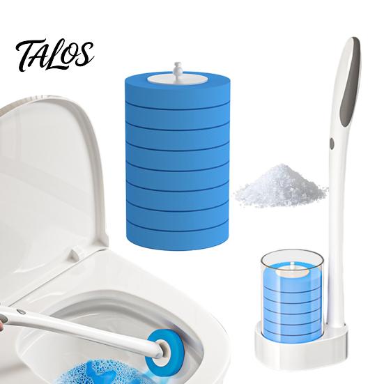 Scale And Dirt Removal Toilet Brush Heads with Universal Compatibility Disposal Replacement Time-saving Disposable Brushes Powerful Cleaning